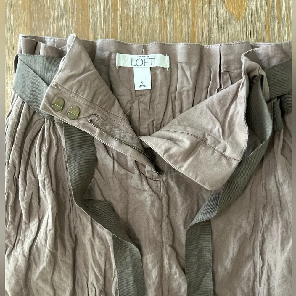 Ann Taylor LOFT Crinkle Mini Skirt